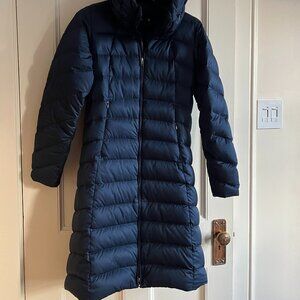 PANTAGONIA DOWN PARKA NAVY BLUE WOMEN'S SIZE S